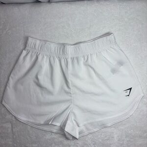 Gymshark White Women's Athletic Shorts
